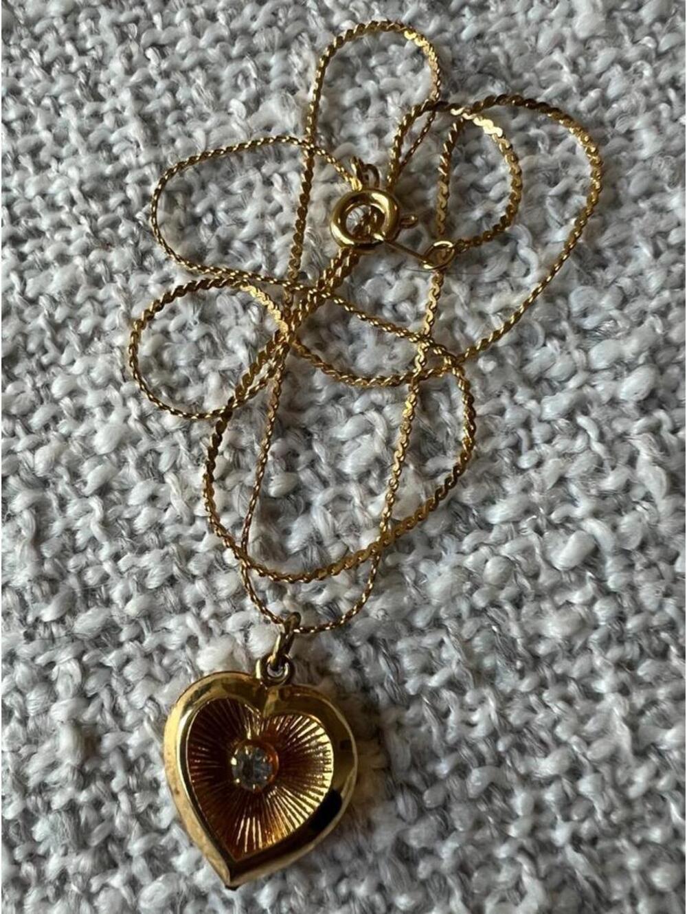 Sunburst Heart Necklace